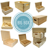 5 Assorted wooden boxes